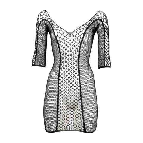 Duo Net Sleeved Mini Dress - One Size