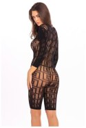 EXOTIC GEOMETRY BODYSTOCKING BLACK, S/M