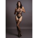 Contrast Suspender Bodystocking - One Size