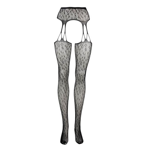Suspender Leopard Pantyhose - One Size