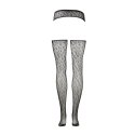 Suspender Leopard Pantyhose - One Size