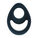 Double Ergo Silicone Cockring - Black