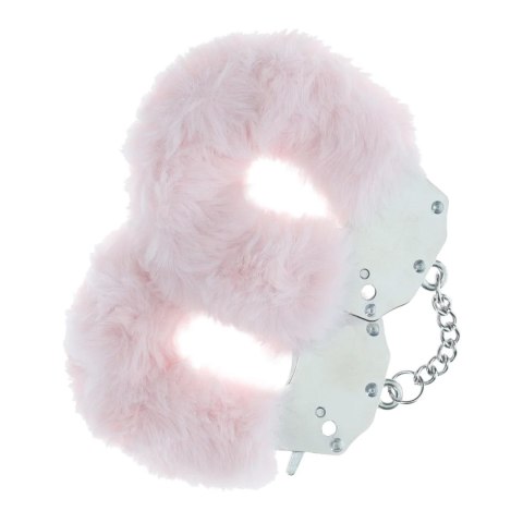 Heavy-duty Fluffy Handcuffs - Powder Pink