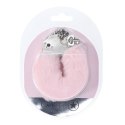 Heavy-duty Fluffy Handcuffs - Powder Pink