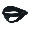 Silicone Cock and Ball Ring Set of 4 - Black