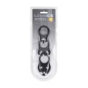 Silicone Training Cockring Set of 3 - S/M/L - Black