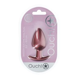 Smooth Silicone Anal Plug - Large - 3.5