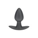 Smooth Silicone Anal Plug - Small - 2.6 / 6,5 cm - Gunmetal