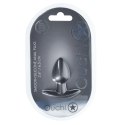 Smooth Silicone Anal Plug - Small - 2.6 / 6,5 cm - Gunmetal