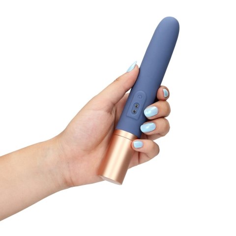 Travel Vibrator with Lube Compartment and Pump
