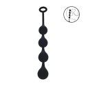 Waterdrop Silicone Anal Balls -M - 30mm - Black