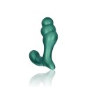 Stacked Vibrating Prostate Massager with Remote Control - Metallic Green