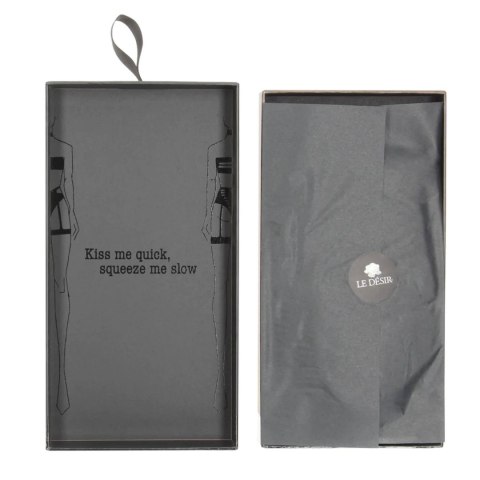 Ananke XII - Three Piece with Choker, Bandeau Top and Pantie with Garters - Plus Size