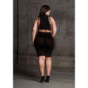 Kala XXXVII - Two Piece with Turtleneck, Crop Top and Skirt - Plus Size