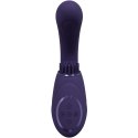 Gen - Rechargeable Triple Action G-Spot Vibrator with Pulse Wave and Vibrating Bristles - Purple
