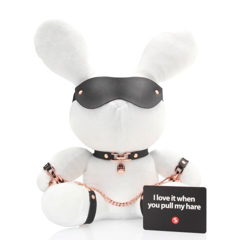 Rabbit Bondage - Velvet - Large - White