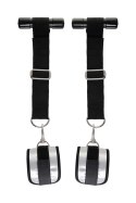 Anonymo hand clamps, polyester, silver, 23 cm