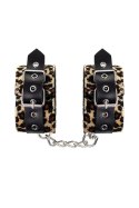 Anonymo handcuffs, PU leather, print, 27 cm
