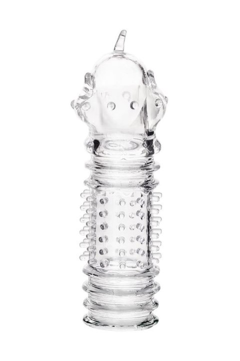 A-TOYS, Penis Sleeve, TPR, Transparent, 15.3 cm