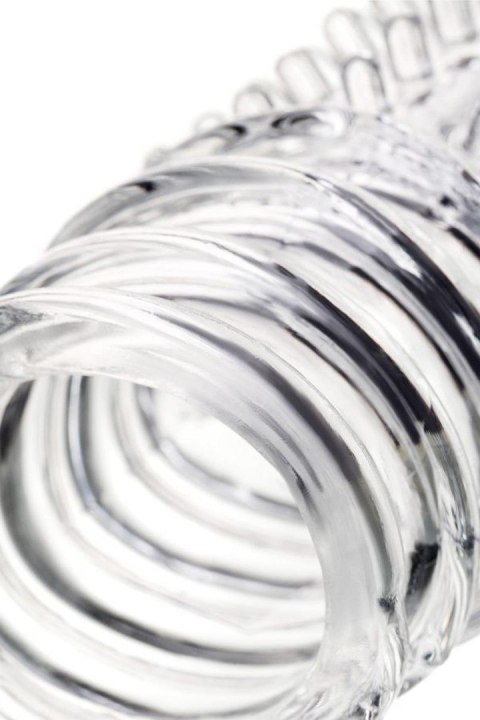 A-TOYS, Penis Sleeve, TPR, Transparent, 15.3 cm