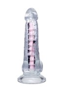 Flexible dildo A-Toys Paret, transparent, 18 cm