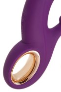 Vibrating roller with Up&Down functions by JOS Julli, silicone, purple, 20.5 cm