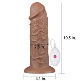 10.5'' Realistic Chubby Vibrating Dildo