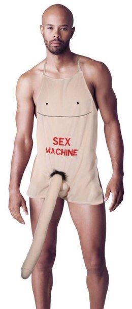 Apron with a plush penis