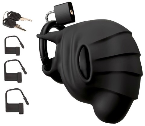 Black velvets Cock & Ball cage