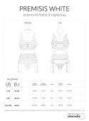 Premisis White otwarty komplet 3-częściowy 2XL/3XL