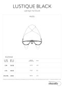 Lustique Black uprząż na biust S/M/L