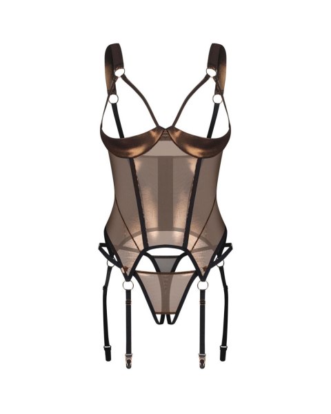 Soranna gorset i stringi otwarte L/XL