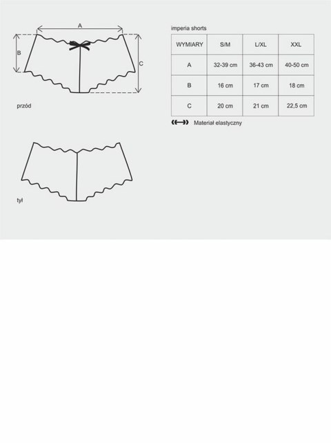 Bielizna-Idillia szorty S/M