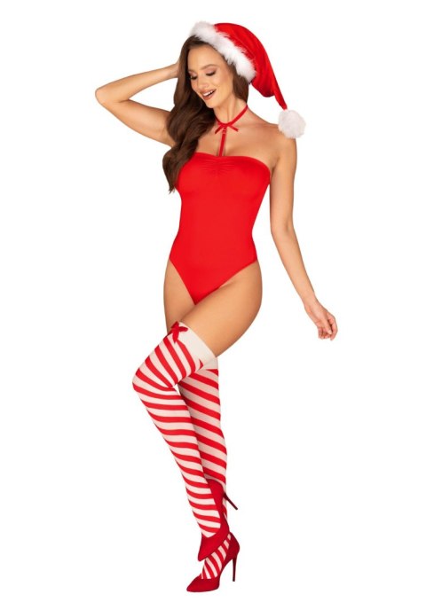 Bielizna-Kissmas pończochy czerwone L/XL