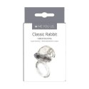 Pierścień- Me You Us Classic Rabbit Cock Ring Transparent