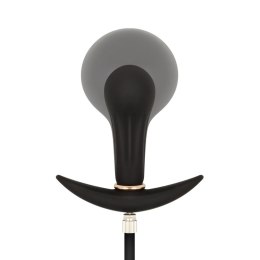 Anal Collection - Inflatable Butt Plug with Pump 8 cm - Black