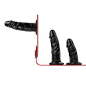 Fetish Collection - Triple Dildo Strap-On Harness