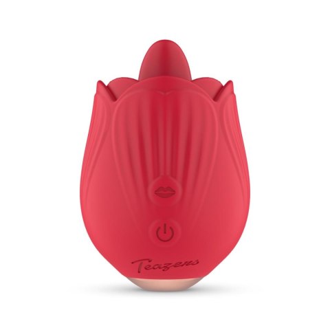 Teazers Rose Vibrator - Licking and Vibrating