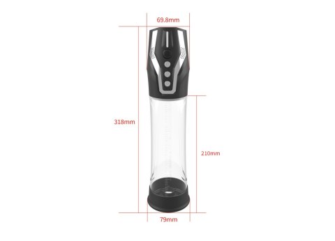 Pompka- PASSION PUMP, PREMIUM RECHARGEABLE AUTOMATIC WATERPROOF PUMP, Voice control