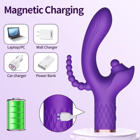 Wibrator - Patty, 7 vibration functions, 7 ball tapping, USB