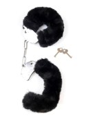 Kajdanki Fetish B - Series- Furry Cuffs Black