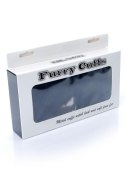 Kajdanki Fetish B - Series- Furry Cuffs Black