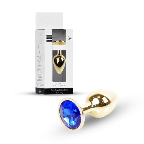 Plug-Jewellery Gold PLUG- Dark Blue
