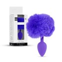 Plug-Jewellery Silicon PLUG - Bunny Tail - Purple