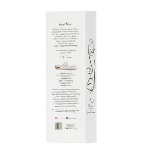 Silicone Vibrator - 3 rotating functions and 7 licking functions