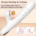 Silicone Vibrator - 3 rotating functions and 7 licking functions