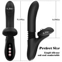 Silicone Vibrator 7 Powerful Modes - Licking,
Thrusting and Heating, Black