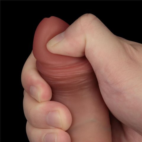 7.5'' Sliding Skin Pro Dual Layer Silicone Dong