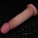 9" Vibrating Sliding Skin Pro II Dual Layer Silicone Dong