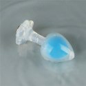 Gemoria Silicone Butt Plug (Glow-In-The-Dark) - blue